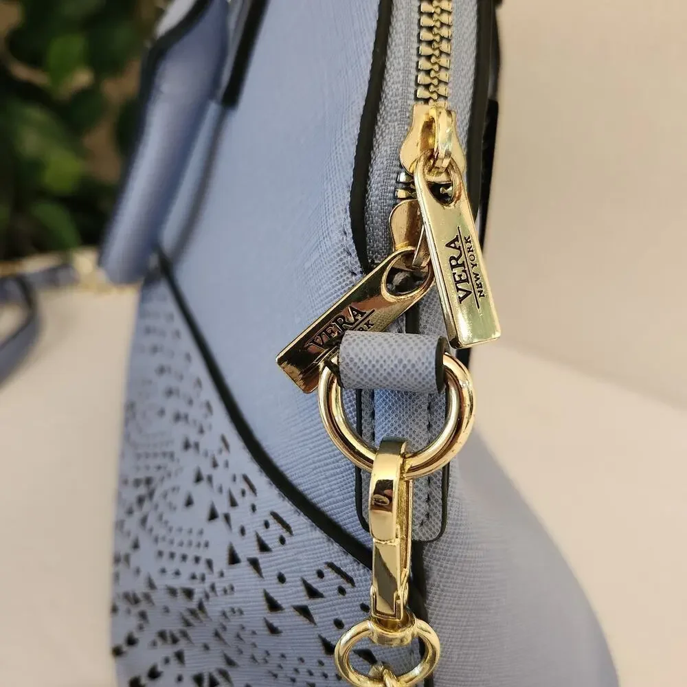 NWT Vera New York Satchel Crossbody Bag Style Dahlia 15.5 W 9.5